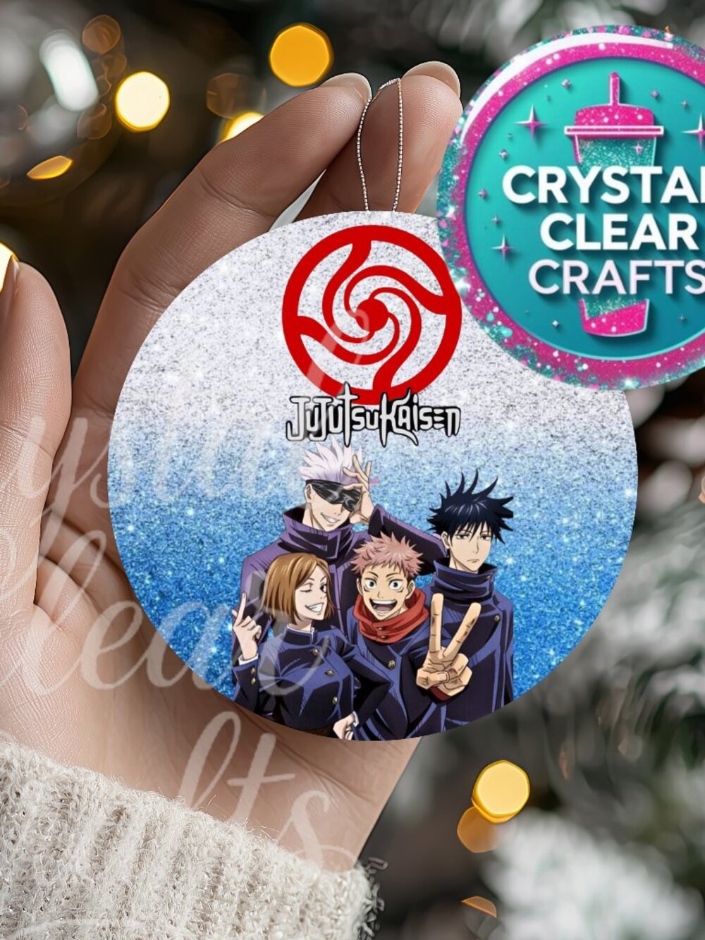 Jujutsu Kaisen 3" Wood Ornament